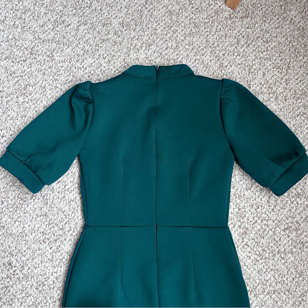 Ann Taylor Teal Midi Dress - Picture 8 of 9